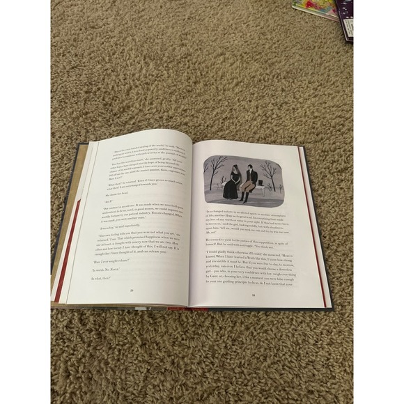 New A Christmas Carol by Charles Dickens Illustrated Holiday Book - Picture 6 of 7